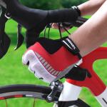 Colored Printing Waterproof MTB Gloves , Waterproof Bicycle Gloves Customized