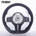 Perforated Smooth Leather Carbon Fiber Steering Wheel For BMW