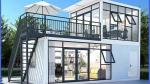 Convenient Sandwich Panel Wall Flat Pack Prefab Houses For Construction Site