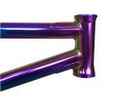 20 Inch BMX Bicycle Rainbow Frame Oil Slick Full crmo Top Tube 20.75"RC 336mm
