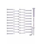Polished Stainless Steel Cable Wire Rope Dome Head Terminal for Wood Post and