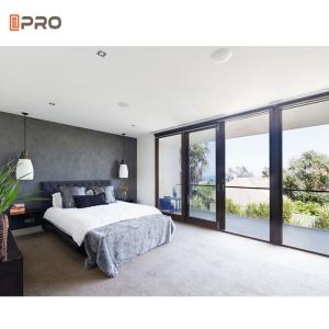 China Bi - Folding 6063 Aluminium Glass Sliding Doors For Shopping Center factory