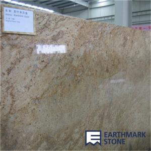 China Kashmir Gold Granite Slab factory