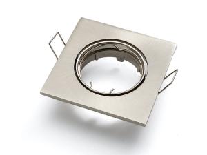 China Die Cast Aluminum 84mm Square Recessed Lighting Trim factory