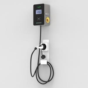 China 4m AC EV Charging Station OCPP 1.6J Wall Mounted 22KW factory