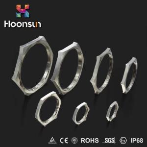 China NPT1/2 EMC Locknut Cable Gland Accessories IP68 Electroplating factory
