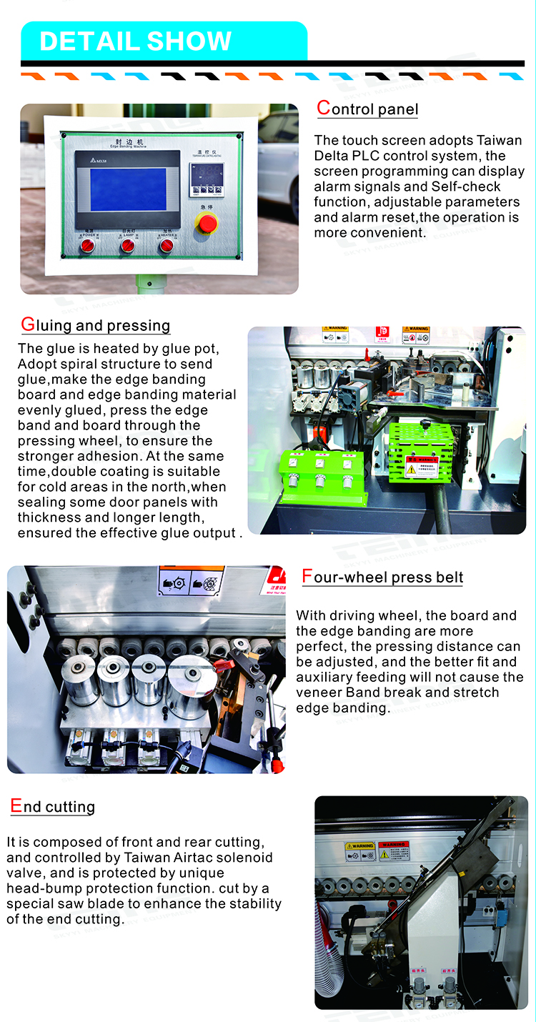 SKDT465 Edge Banding Machine from KDT with Fully Automatic Working Methods and 0.6Mpa