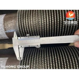 High Frequency Welding Serrated Fin tube , ASTM A312 TP347 Seamless Pipe with
