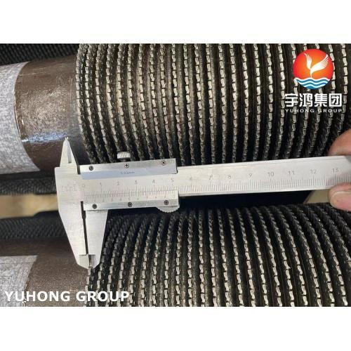 High Frequency Welding Serrated Fin tube , ASTM A312 TP347 Seamless Pipe with