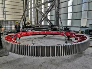 China Heavy Duty 16000mm ball mill girth gear For Ball Mill And Rotary Kiln factory