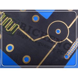 China 10mil RT duroid 5880 PCB Dual Layer Copper Filled Via factory