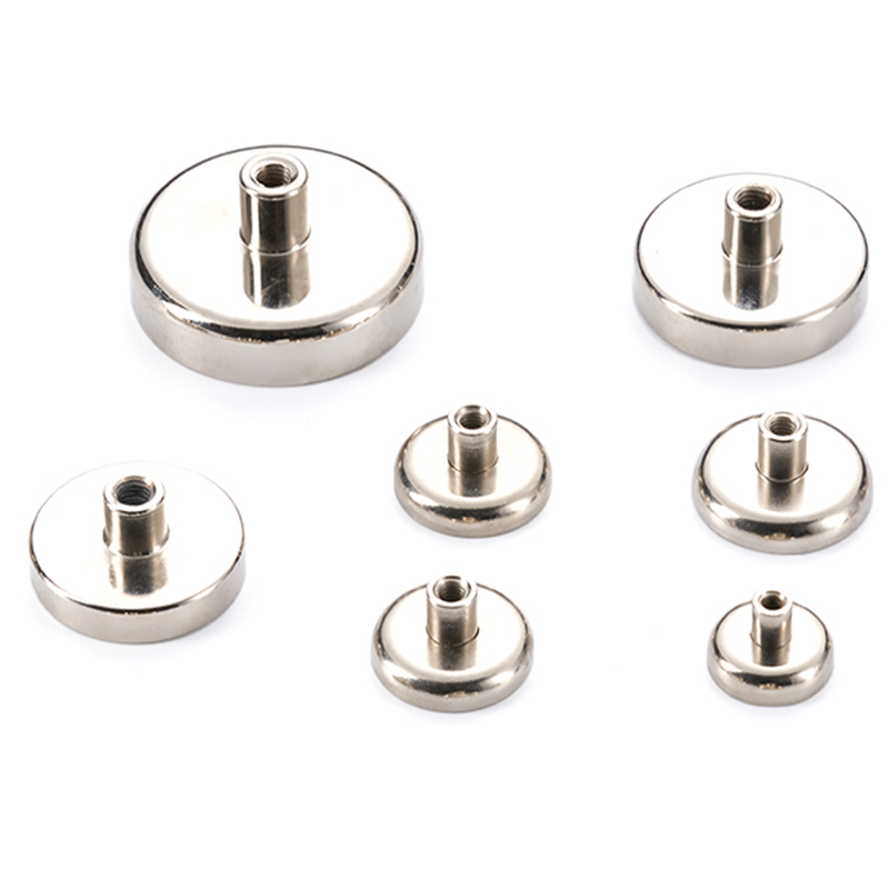 Permanent Magnetic Materials Inside Screw Round Pot Magnet Neodymium Rare Earth Magnets
