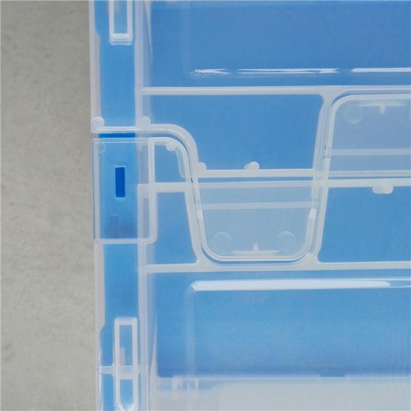 Durable Collapsible Plastic Containers Opening Width Sides 530*365*335 mm
