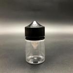 60 Ml Squat / Slenderness PET Plastic Squeeze Dropper Liquid Use Bottle With