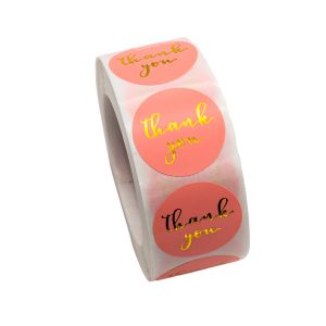 HT Cute Customizable Thank You Stickers Small Business Self Adhesive