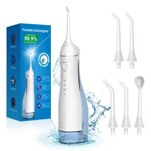 China Dental Water Flosser OLED Display Rechargeable Colorful Dental Oral Care Oral Irrigator factory