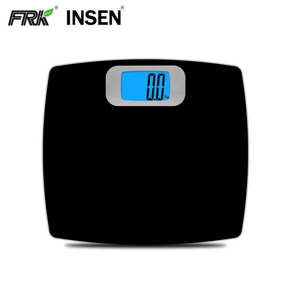 China Max 440LB Tempered Glass Platform Scale Electronic Bathroom Scale factory