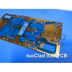 China RF PCB on IsoClad 933 15mil laminates Immersion Gold Circuits factory