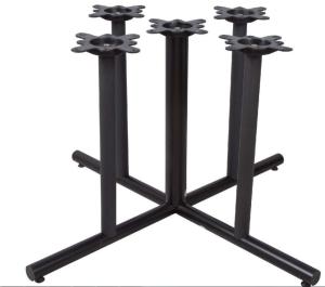 China Cast Iron Restaurant Table Bases Multi Columns Sturdy Cheap Furniture Component factory