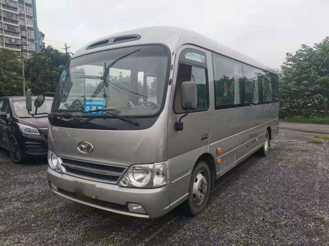 11 Seats Coach Bus Max Diesel Tank Engine Dimensions H-Yundai Origin Used Mini Bus CHM6710 Good Condition