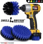 4pcs Drill Brush Set Drill Powered Extrusion Molding Cleaning