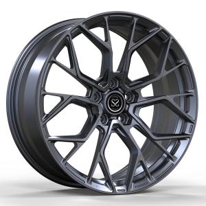 China Custom 1Piece Forged Aluminum Alloy Rims BMW 760E 21”Gloss Gun Metal factory