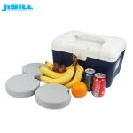 Food Grade HDPE Plastic Lunch Ice Packs Flask For Drinks Round Shape