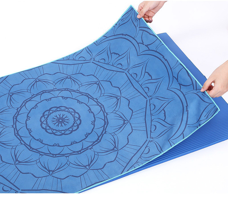 16 Patterns Printed Yoga Towel 185X63cm Microfiber Cover Yoga Mat Towel