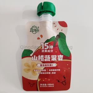 China Food Packaging Spouted Liquid Stand Up Pouches Corner Spout Bag Eco Friendly factory