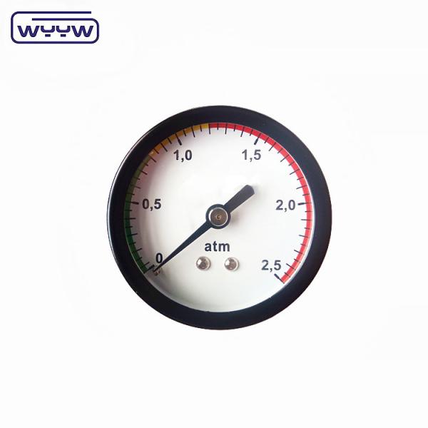 China Customized Capillary Pressure Gauge  Plastic Lpg Gas Pressure Meter factory