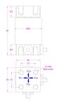 Flange Type Miniature 2-Axis Load Cell 100kg 50kg 20kg 10kg 5kg 2kg 1kg
