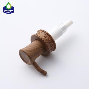 China 18/410 Gold Yellow 4cc Body Lotion Pump Head Screw Colored Lock Foaming Bottle Pumps factory