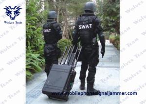 China 200 Wattage Bomb Signal Jammer Military Anti - Terrorism 300 Meters Max Range factory