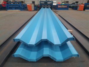 China Aluzinc Galvalume Plastic Roofing Sheet For Greenhouse Width 600mm - 1250mm factory