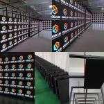 43264dots IP20 1000cd/m2 Indoor Rental Led Screen For Concert