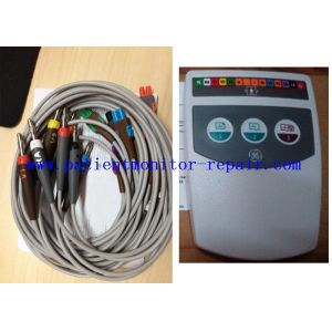 China CAM 14 Leadwire Set 10 Lead Banana AHA Mixed Lengths 10 Lead 90CM #2016032-001 GE Original CAM14 CAM Cables on sale