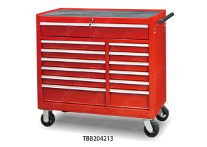 China Mobile Middle Metal Stainless Steel Roller Chest Tool Boxes Heavy Gauge Custom Color factory