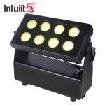 566lm LED Flat Par Light 8X15W Lighting Equipment Battery Party Dyeing Light