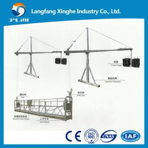 China Electric aluminum suspended hanging scaffolding platform with ltd 63 ltd80 hoist factory