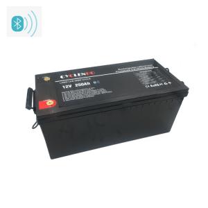 China Smart Bluetooth APP Lithium Iron Phosphate Battery Pack 12V 250Ah 3 Years Warranty factory