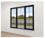 Soundproof Panoramic Aluminum Fixed Window Triple Glazed For Living Room