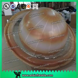 China Customized 2m Inflatable Planet Decoration Lighting Inflatable Saturn factory