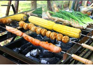 China Commercial Charcoal Bbq Grill , Black / Silver Folding Barbecue Grill factory