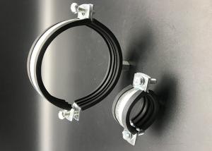 China Zinc Plated Steel Rubber Lined EPDM Pipe Clamps factory
