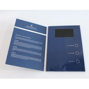 Flyer Folder Mailer LCD Video Card IPS LG 1024 X 600 HD LED Support 1080P AVI