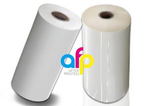 China Strong Thermal Bonding Plastic Film Roll, Heat Melt Bopp Transparent Film Rolls factory