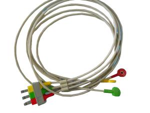 China High Performance Ecg Patient Cable M1615A Safety Long Service Life factory