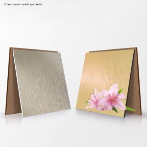 China Carbon Crystal Board Fireproof Bamboo Charcoal Metal Board Veneer factory