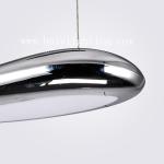Mangoes Shape LED Hanging Lamp Chrome Color Aluminum And Iron
