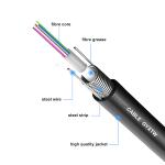GYXTW Fiber Optic Cable 2-24core g652d Direct Burial Bending Radius 10-20D for
